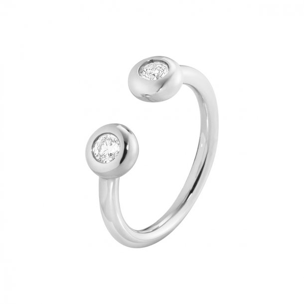 Aurora Ring Fra Georg Jensen I Kt Hvidguld