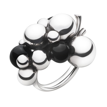 Jensen MOONLIGHT GRAPES Ring - 3559020 Sort / L 60 » 4750.00 DKK